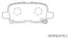 ASIMCO KD1798 Brake Pad Set, disc brake